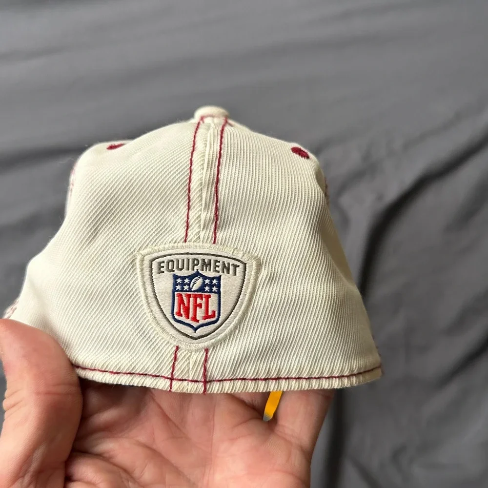 Vintage Reebok Washington Redskins NFL Hat Youth Cream Burgundy Embroidered Cap